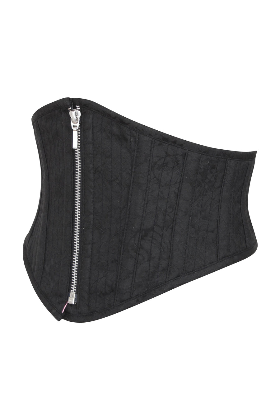 Black brocade Corset Belt