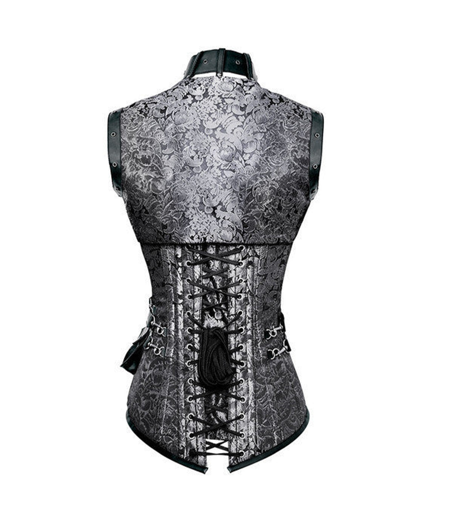 Silver Overbust Corset