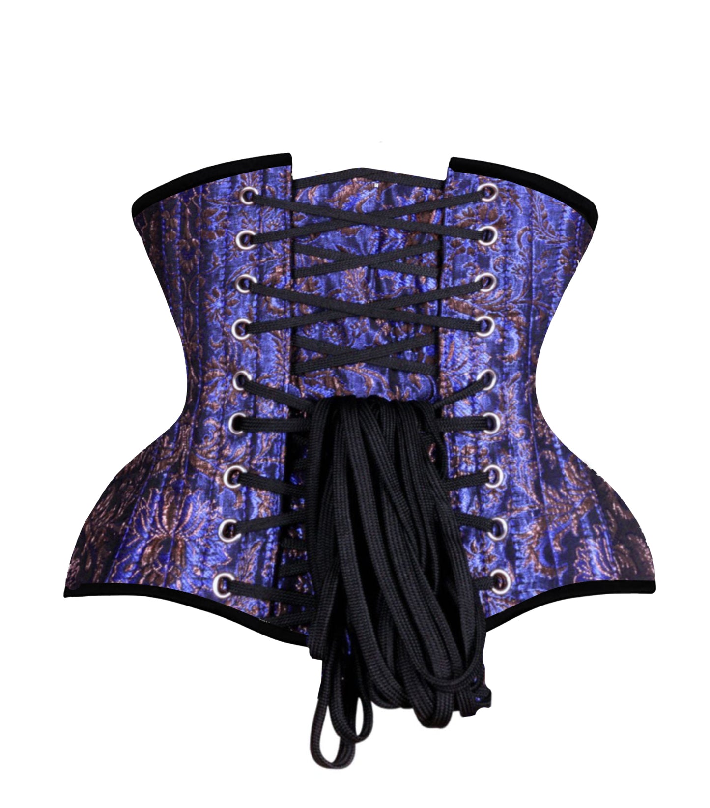 Majestic jacquard Steel-Boned Waist Underbust Corset