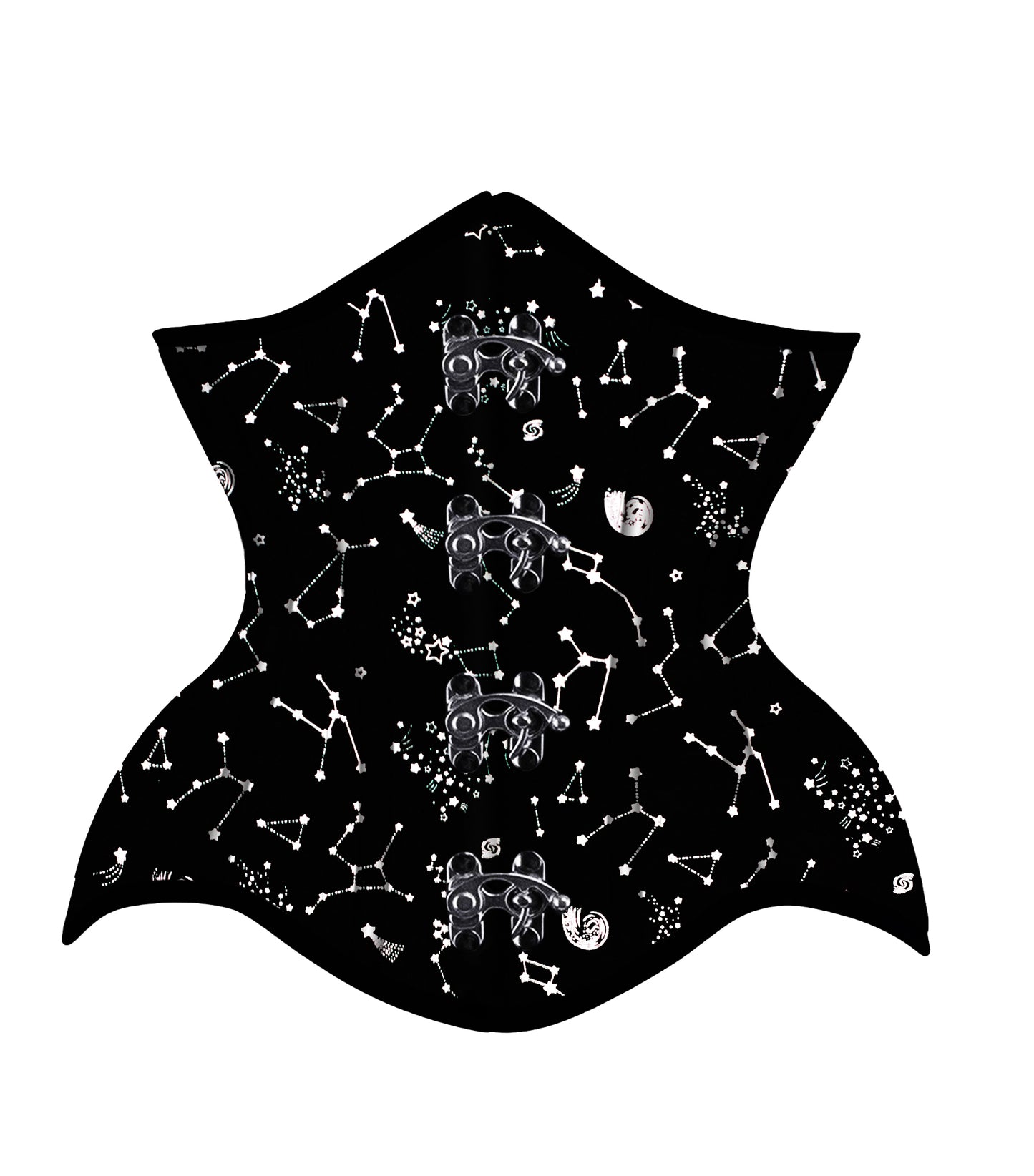 Constellation Cotton Authentic Steel Boned Underbust Corset