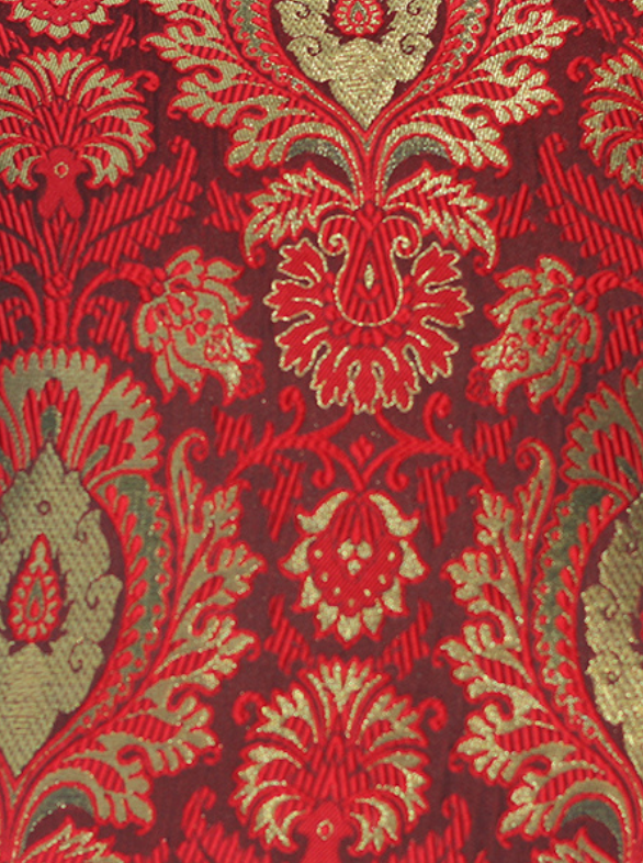 Red Gold Jacquard Cushion Covers