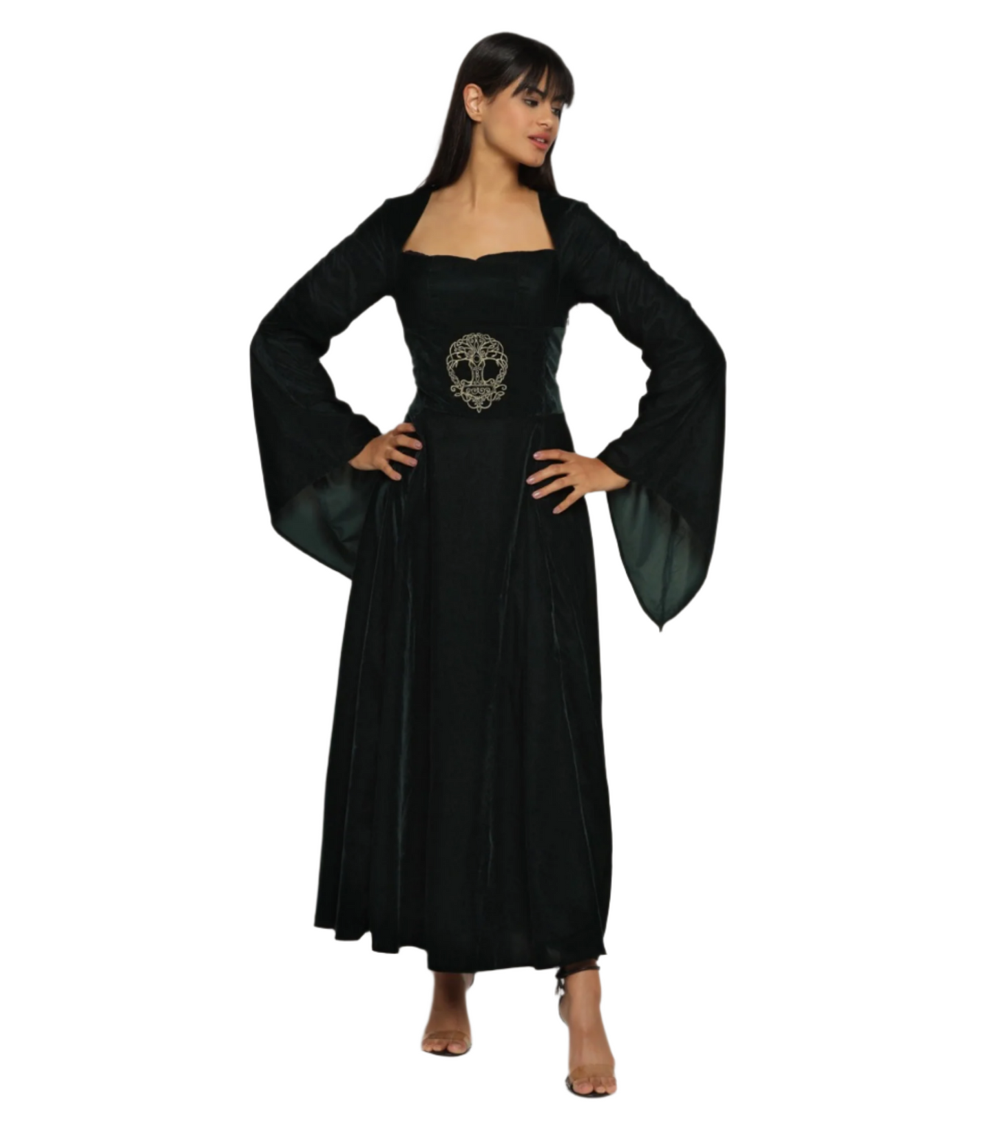 Unbranded Anime Embroidered Ladies Gothic Dress