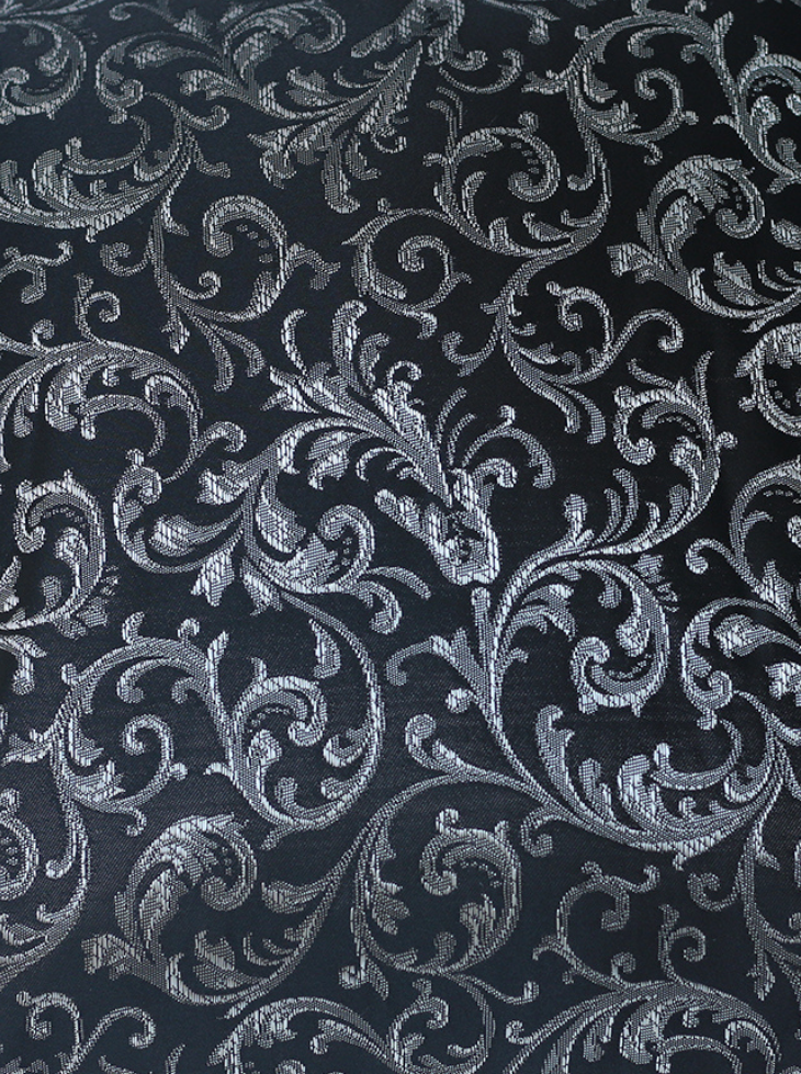 Silver black Brocade Cushion Covers