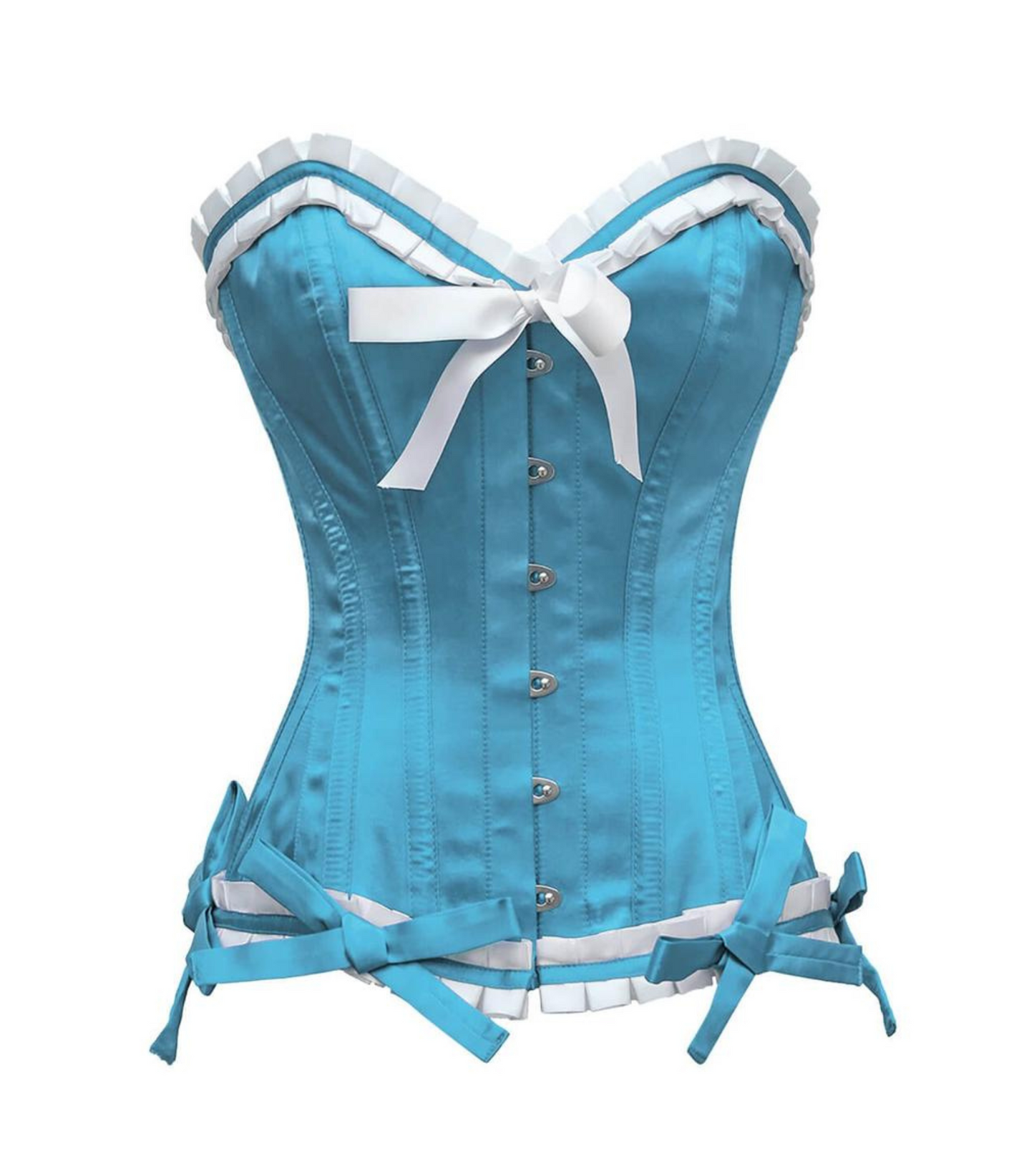 Quintella White Authentic Overbust Corset