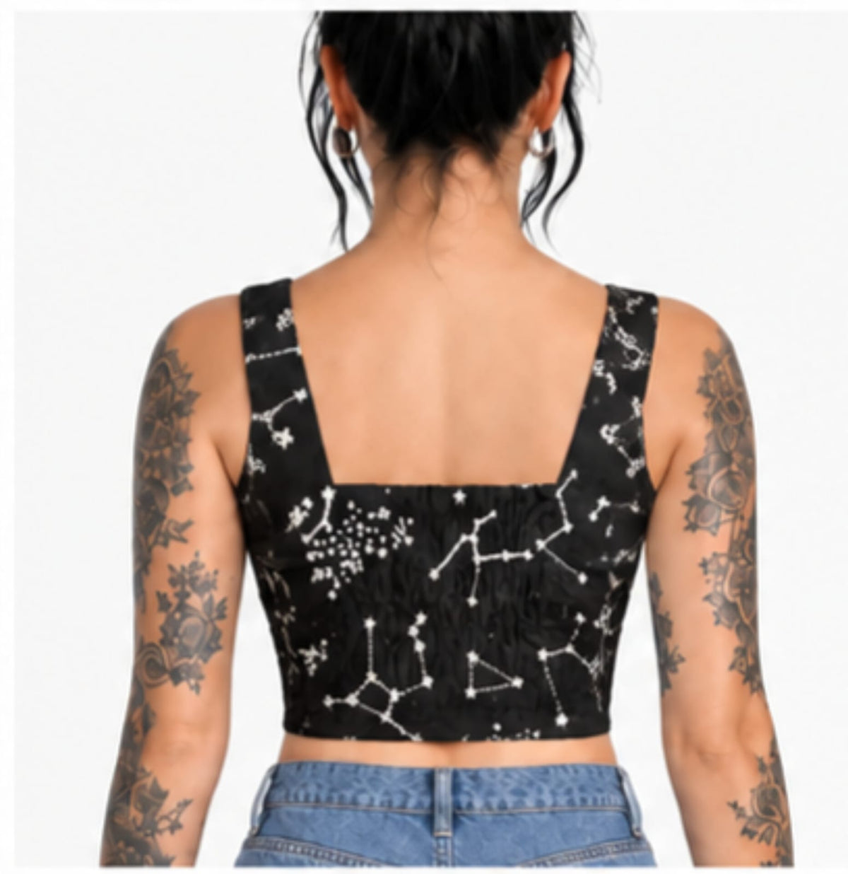 Constellation Cotton Wholesale Crop Top Easto Garments