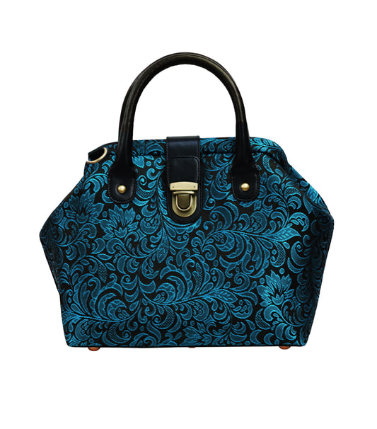 Mary Poppins Turquoise Brocade  Handbags