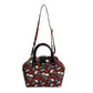 Mary Poppins Skull Rose Printed Fabric Handbags