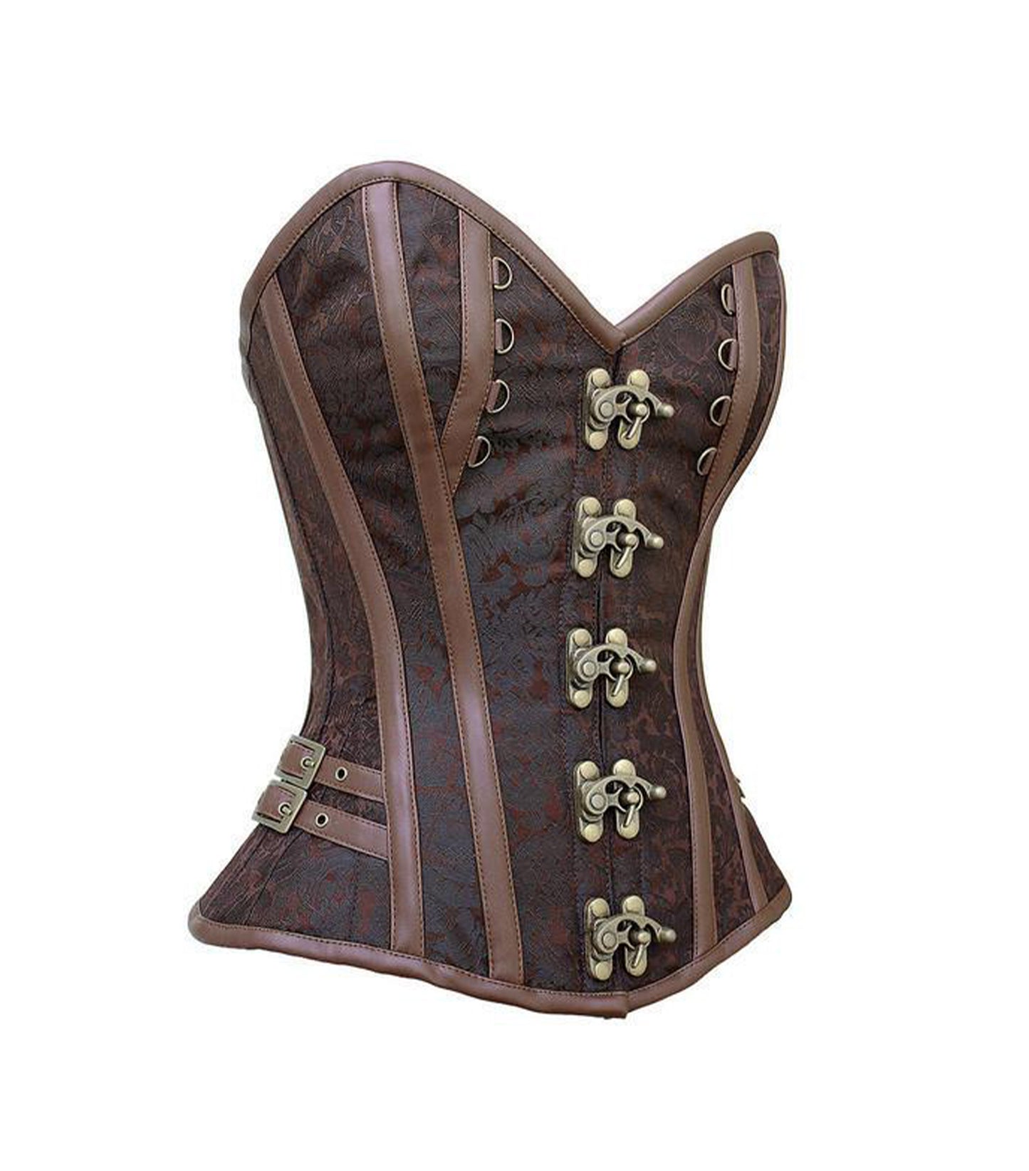 Brown Broade Overbust Corset