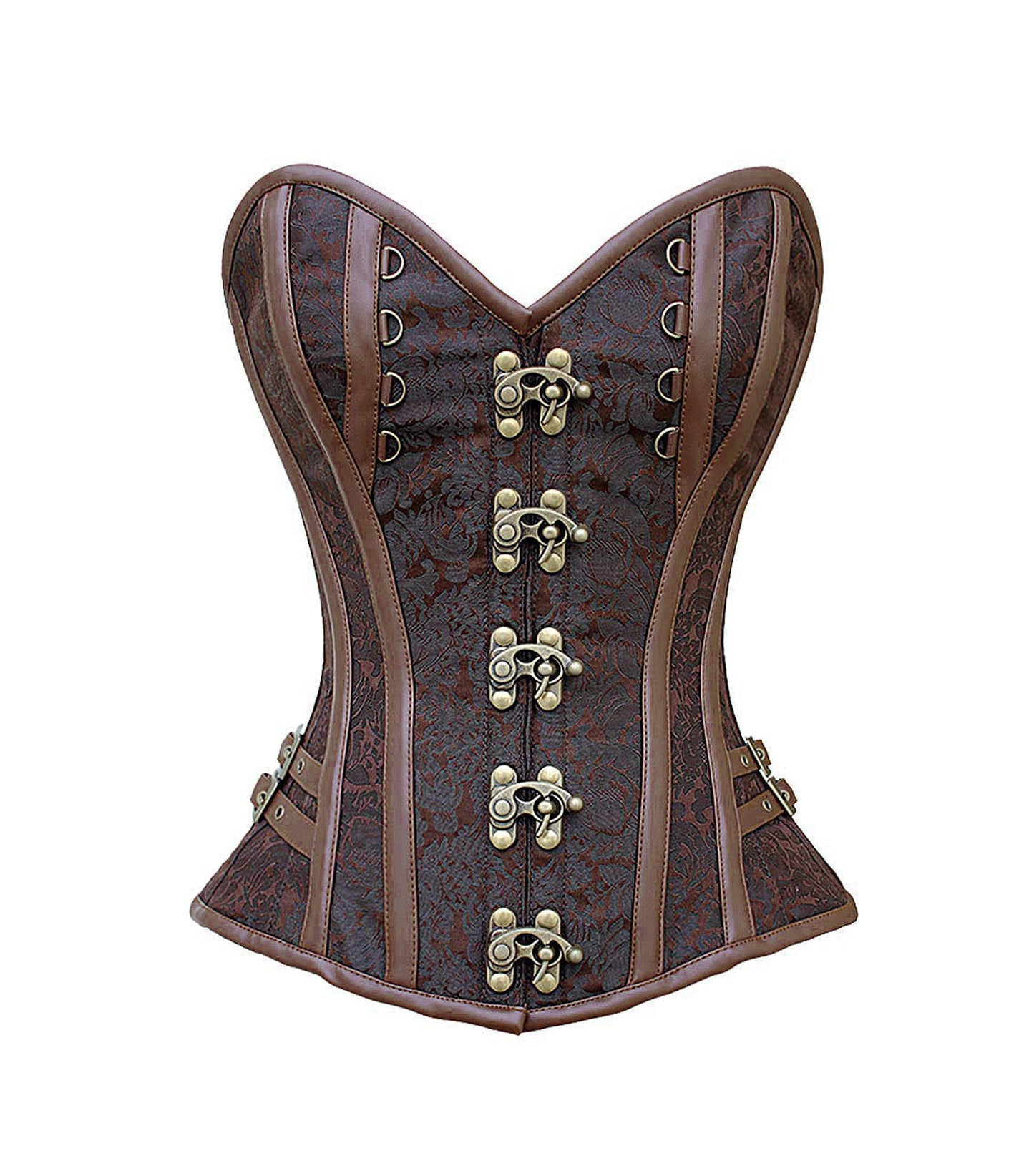 Brown Broade Overbust Corset