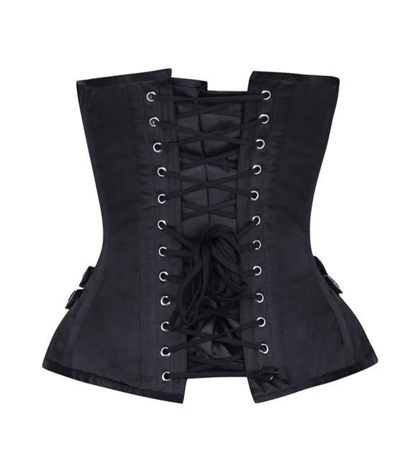 Black Satin Overbust Corset