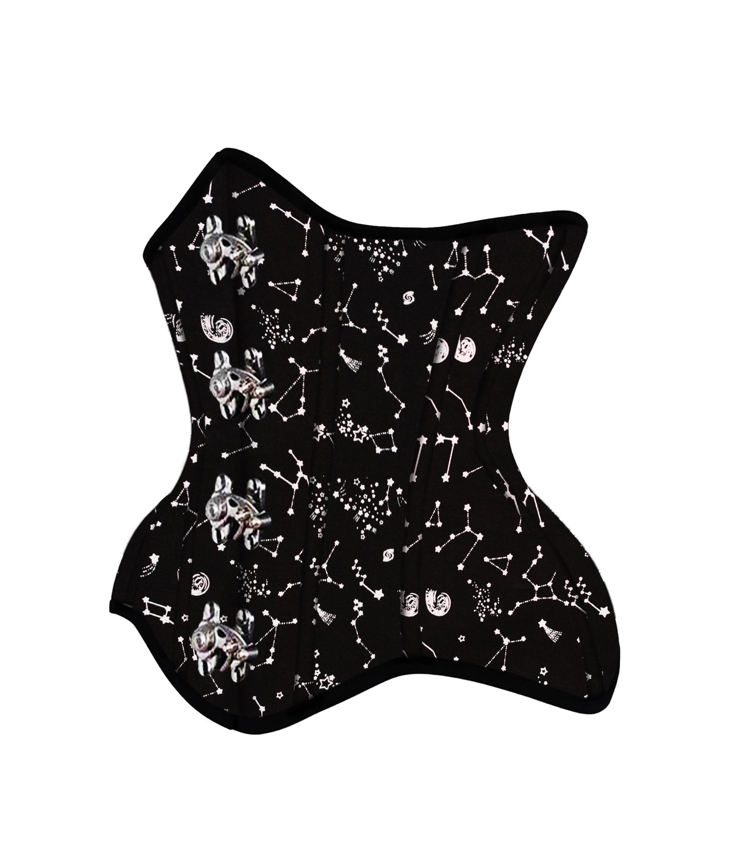 Constellation Cotton Authentic Steel Boned Underbust Corset