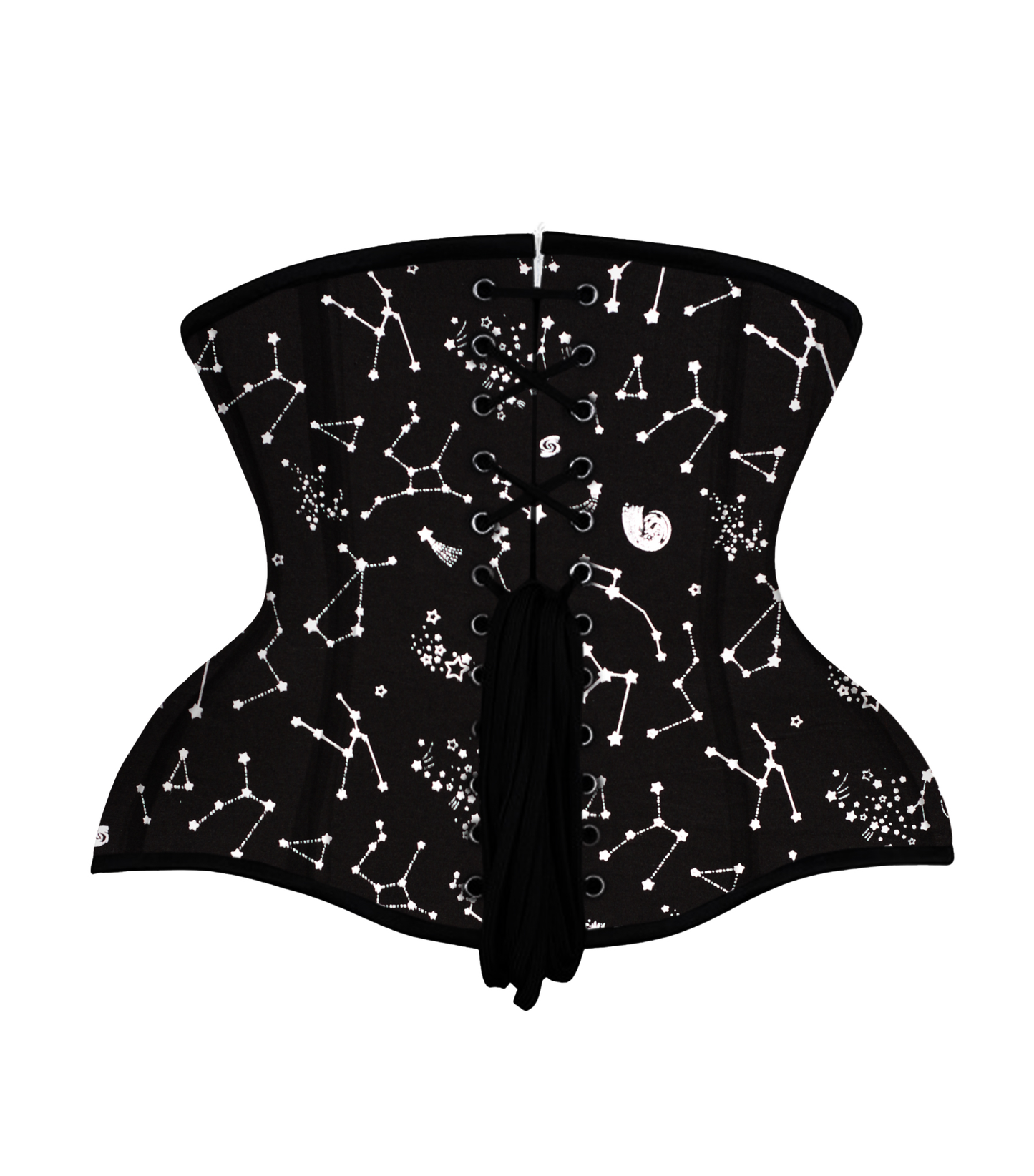 Constellation Cotton Authentic Steel Boned Underbust Corset