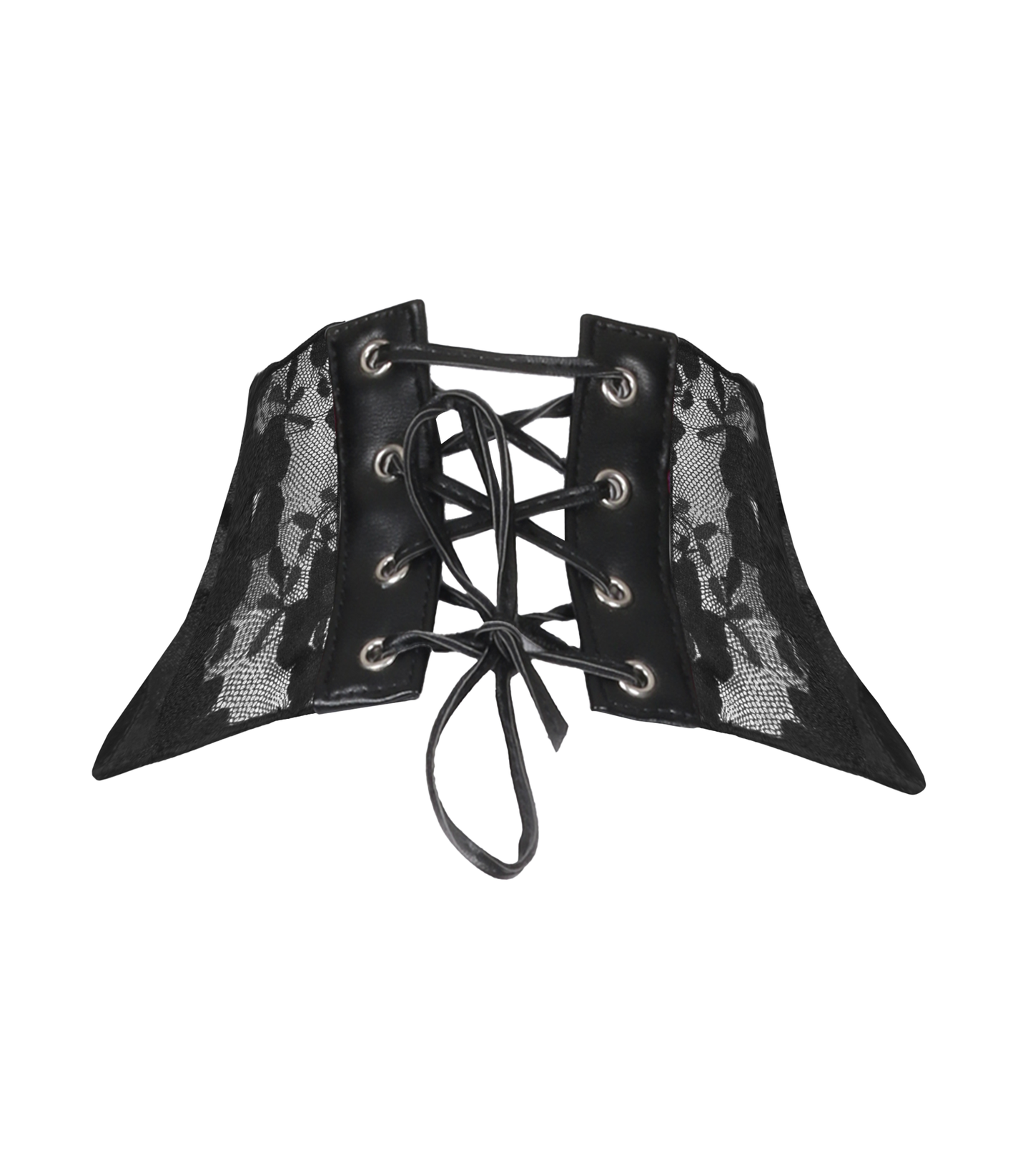 Gothic  Black High Collar Band