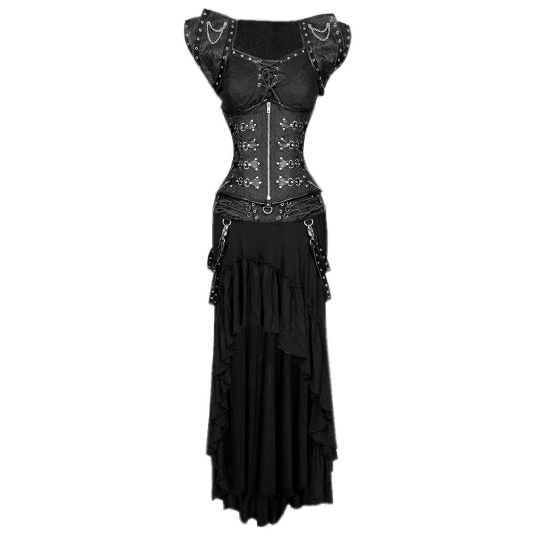 Dark Gothic Authentic Steel Boned Underbust Corset Dress Wholesalenext Dark Gothic Authentic Steel Boned Underbust Corset Dress Wholesalenext