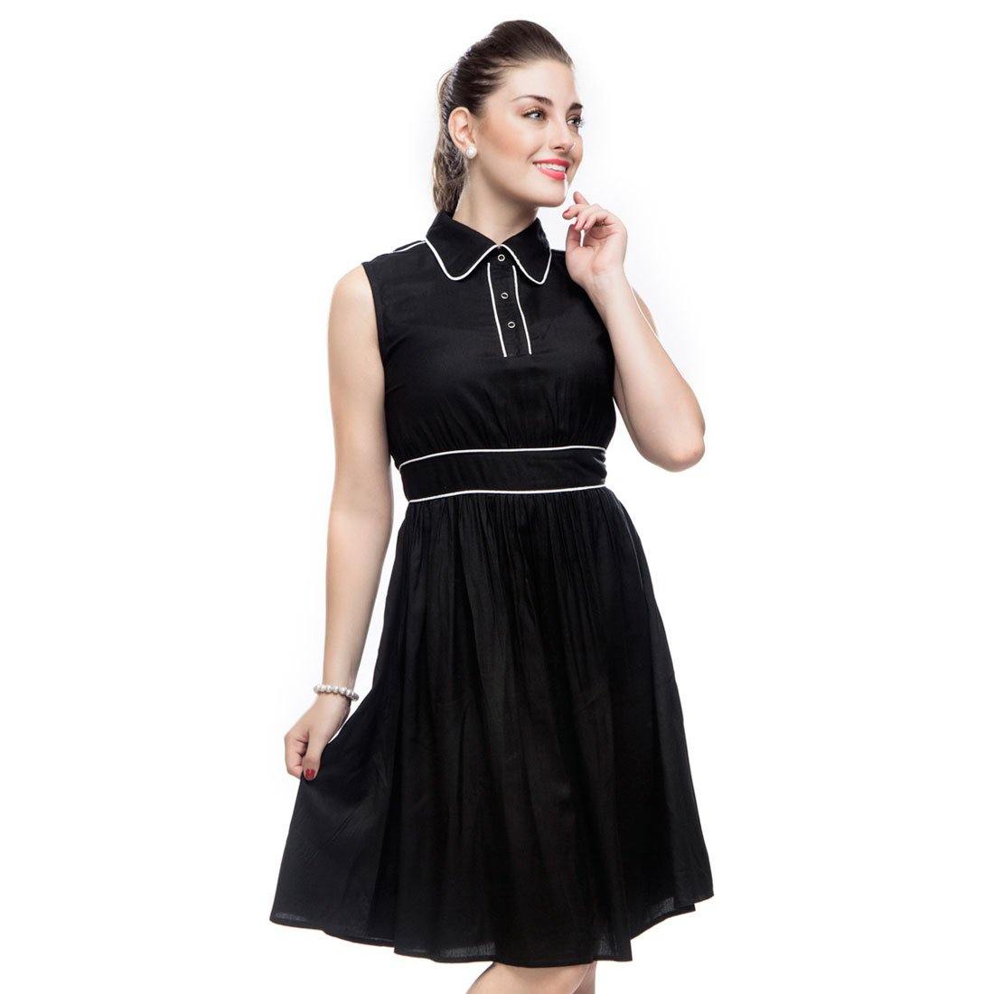 Alvin Black Dress - Corset Revolution