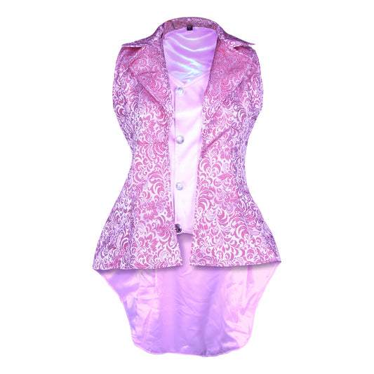 pink assermytical coat