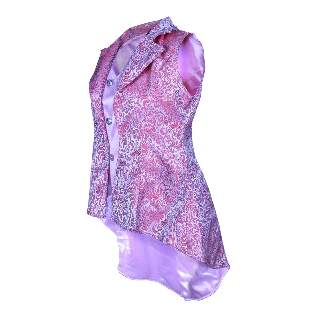 pink assermytical coat