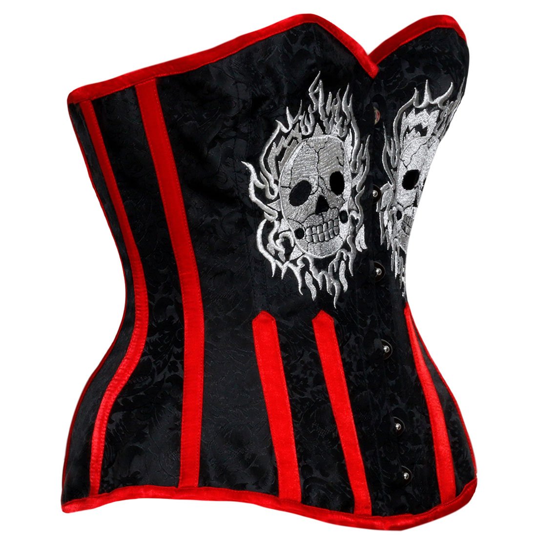 Falala Gothic Authentic Steel Boned Overbust Corset - Corset Revolution