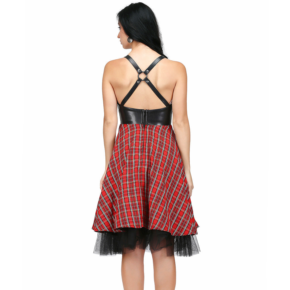 Mirabilis Kneelength Rockabilly Dress - Corset Revolution