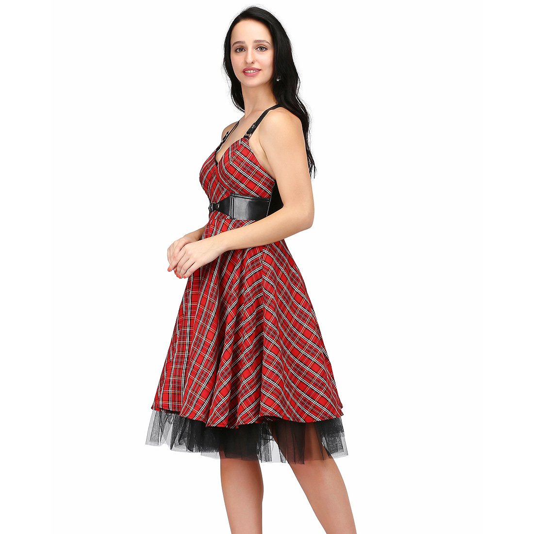 Mirabilis Kneelength Rockabilly Dress - Corset Revolution
