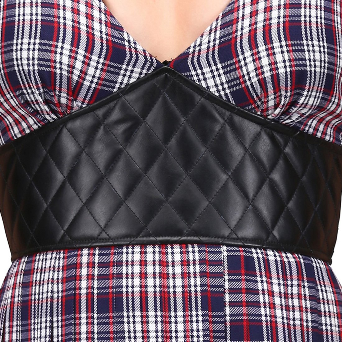 Brgenia Mid Length Scottish Check Dress - Corset Revolution
