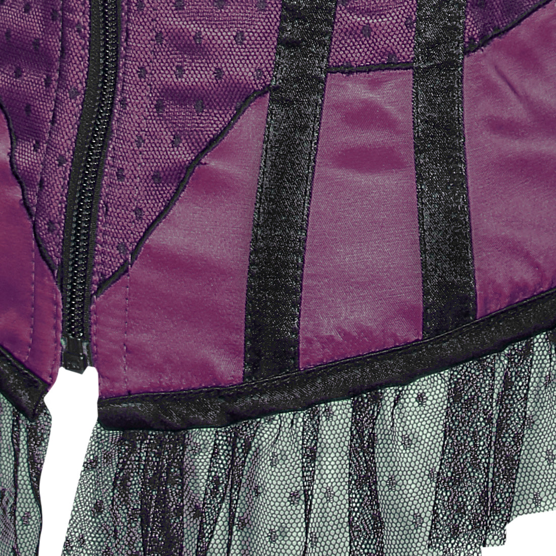 LILAVEN ONDERBORSTCORSET MET AANGEBRICHTE