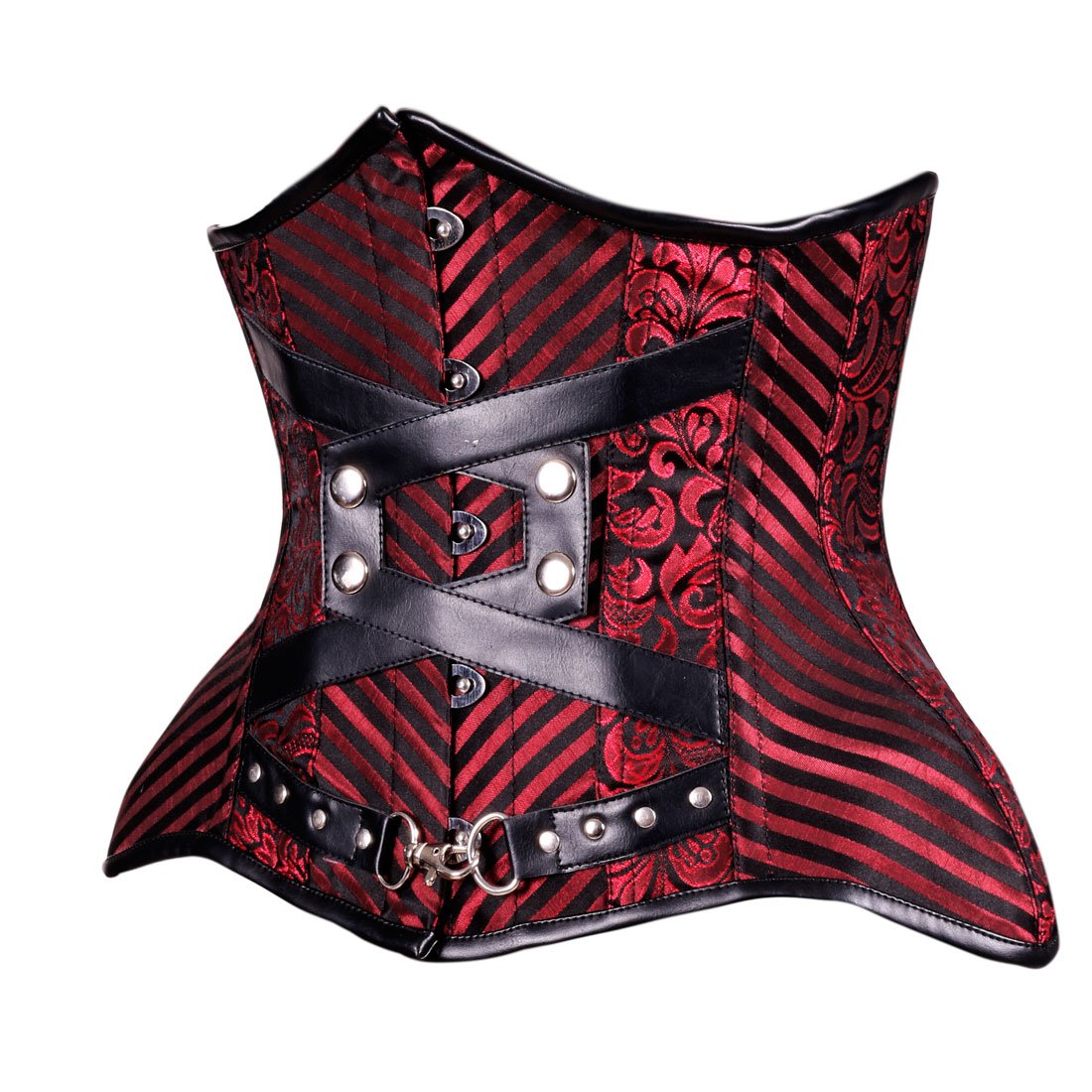 Vanda Authentic Steel Boned Gothic Punk Underbust Corset - Corset Revolution