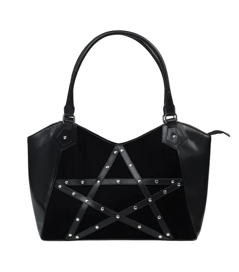 black gothic handbag