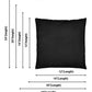 Black Vc200 Brocade Cushion Covers