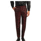 Red/Black Steampunk Brocade Trouser