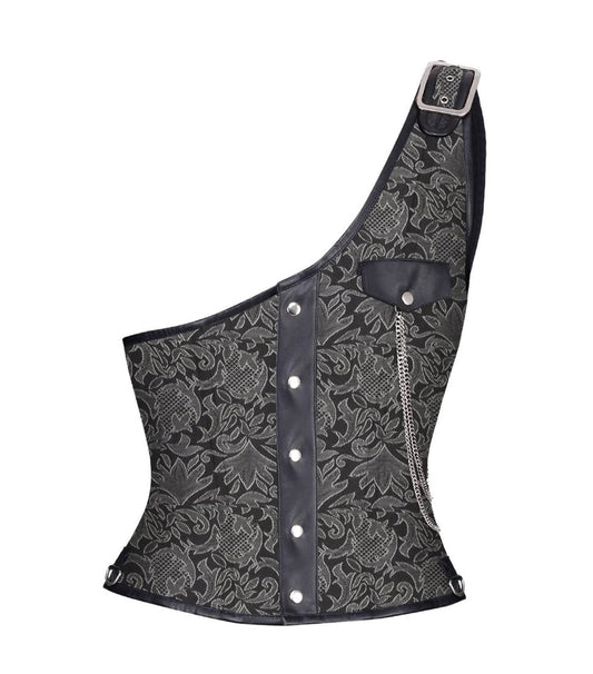 Silver brocade man Corset Wholesalenext