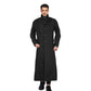 Wholesale Men's Classic Black Long Coat