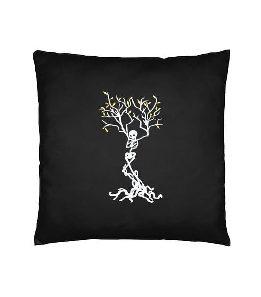 Skeleton Tree Cotton Cushion cover - Customizable Embroidered Design