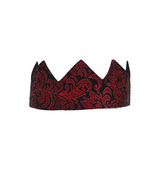 Red Brocade Crown