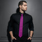 Magenta Satin tie | high-quality necktie