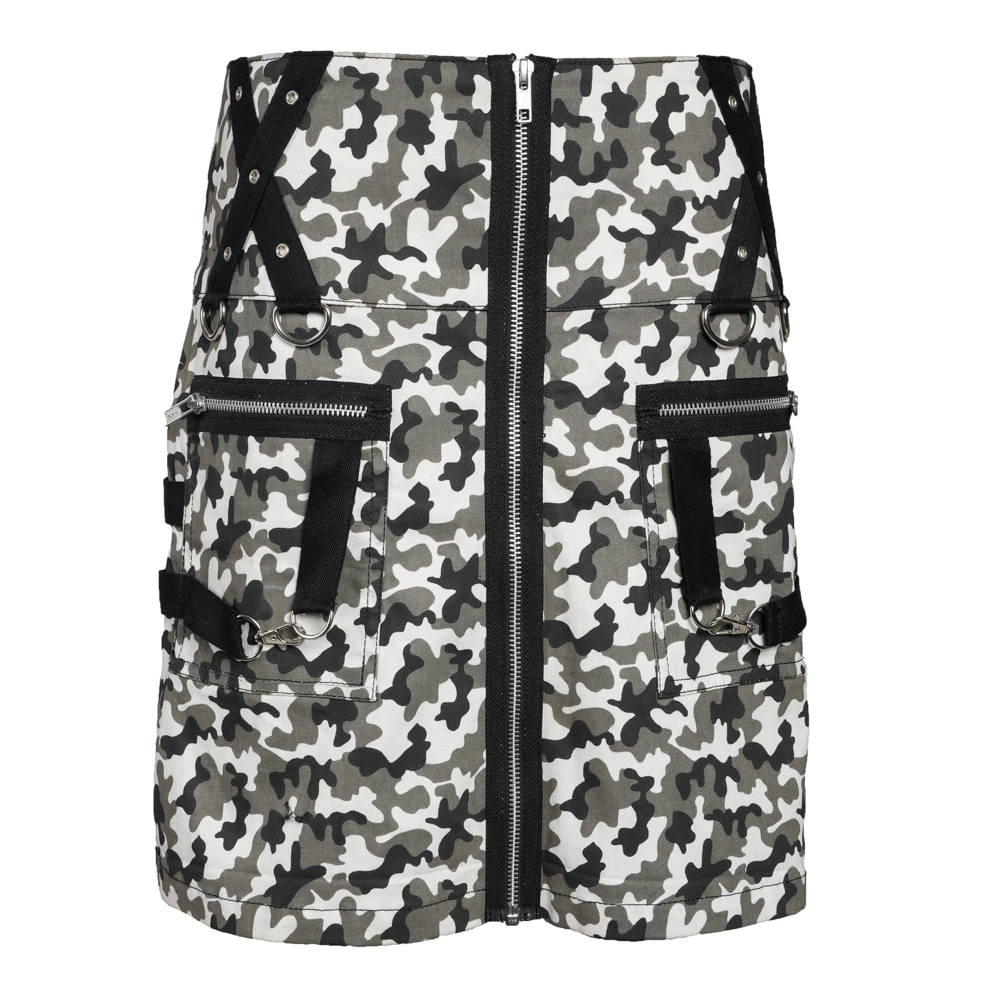 Camouflage Print Skirt