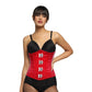 Hot Red Pvc Waist Reducing Wholesale Underbust Corset