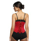 Hot Red Pvc Waist Reducing Wholesale Underbust Corset