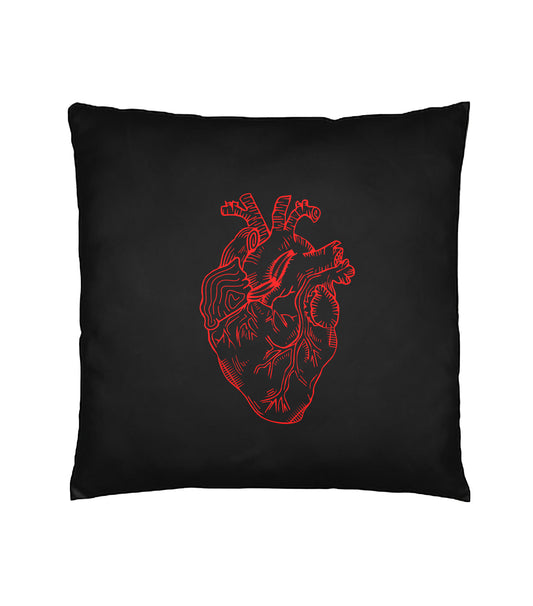 Heart Hand Embroidery  Cushion Cover