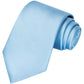 Turquoise Satin tie | high-quality necktie