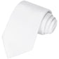 White Satin tie | high-quality necktie