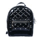 Wholesale Black PVC Heart-Studded Mini Bag