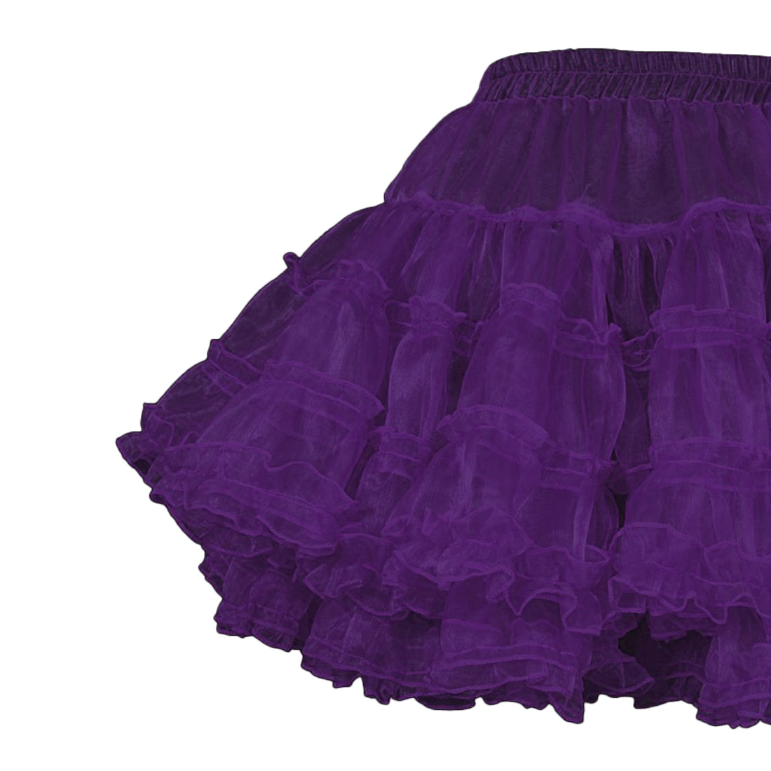 Yemima Heavy Frilled Tutu Skirt Purple Easto Garments