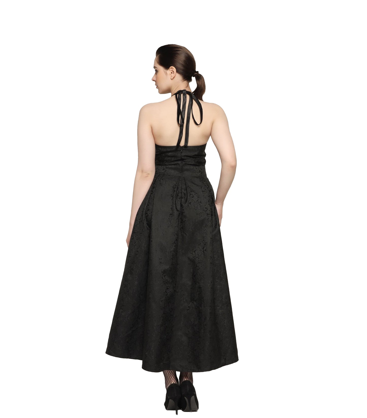 Bite Me Embroidered Ladies Gothic Dress