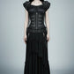Dark Gothic Authentic Steel Boned Underbust Corset Dress Easto Garments