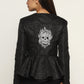 Skull  Embroidered Ladies Jacket