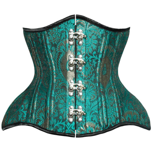 Alis Authentic Steel Boned Jacquard C-lock Underbust Waist Training Corset Easto Garments