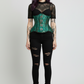 Alis Authentic Steel Boned Jacquard C-lock Underbust Waist Training Corset Easto Garments