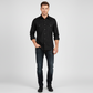 Men Full sleeves black cotton shirt Easto Garments
