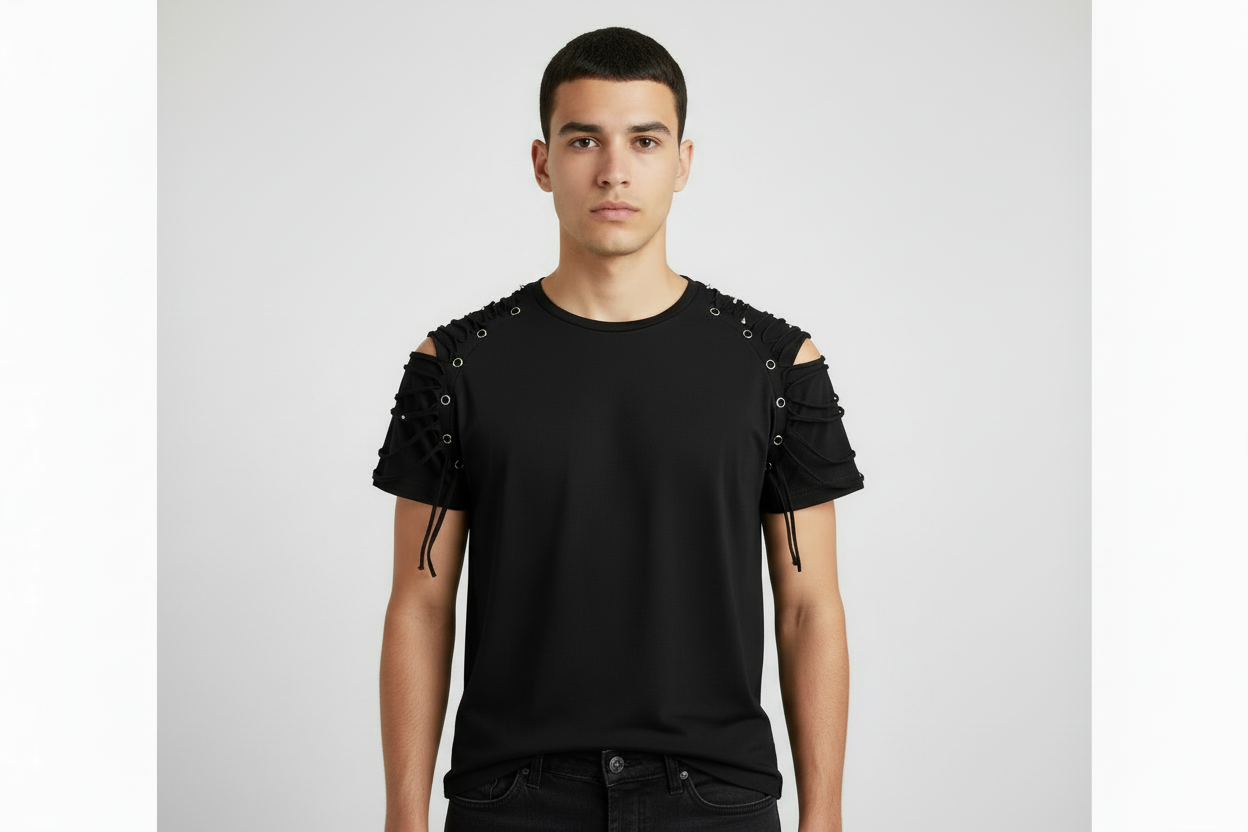 Men black T-Shirt Easto Garments